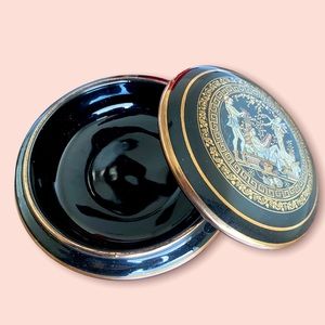 Rare Handmade Greek Jewelry Dish w/lid